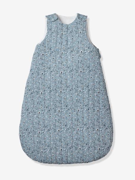 Sleeveless Baby Sleeping Bag in Cotton Gauze, INDIA printed blue - vertbaudet enfant 