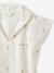 Poncho de bain bébé GIVERNY personnalisable, avec coton recyclé blanc imprimé - vertbaudet enfant 