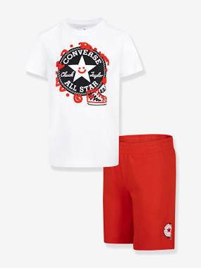 T-Shirt & Bermuda Shorts Combo for Boys, CONVERSE  - vertbaudet enfant