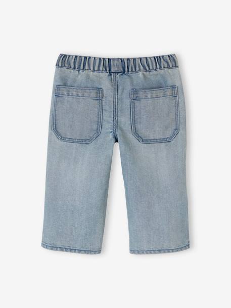 Indestructible Cropped Denim Trousers, Roll-Up into Bermudas for Boys double stone - vertbaudet enfant 