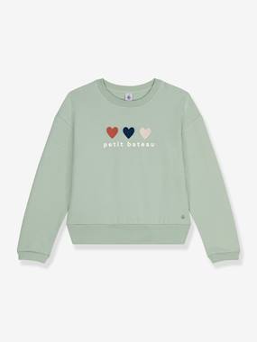 Sweat coeur en molleton femme - vertbaudet enfant Sweat coeur en molleton femme - vertbaudet enfant
