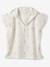 Poncho de bain bébé GIVERNY personnalisable, avec coton recyclé blanc imprimé - vertbaudet enfant 