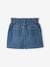 Denim Paperbag Skirt for Girls stone - vertbaudet enfant 