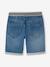 Bermuda garçon denim effet molleton facile à enfiler double stone - vertbaudet enfant 
