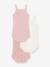 Pack of 3 Strappy Bodysuits by PETIT BATEAU pale pink - vertbaudet enfant 