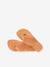 Tongs enfant Brasil Logo jaune+pêche - vertbaudet enfant 