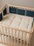 Tour de lit / tour de parc pare-chocs NAVY SEA, contient du lin lot bleu - vertbaudet enfant 