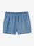 Easy-to-Put-On Light Denim Shorts, for Girls stone - vertbaudet enfant 