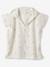 Poncho de bain bébé GIVERNY personnalisable, avec coton recyclé blanc imprimé - vertbaudet enfant 