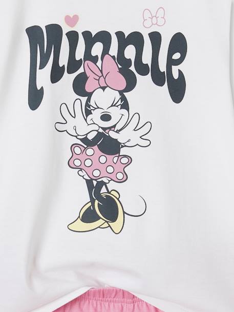 Two-Tone Pyjamas for Girls, Disney®'s Minnie Mouse rose - vertbaudet enfant 