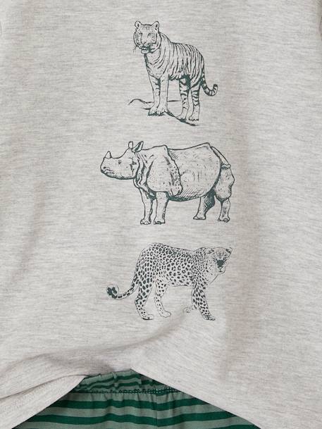 Lot de 2 pyjamas garçon jungle vert - vertbaudet enfant 