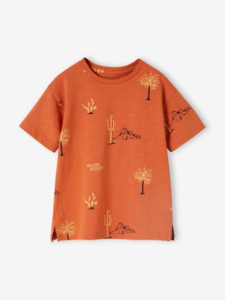Desert T-Shirt for Boys apricot - vertbaudet enfant 