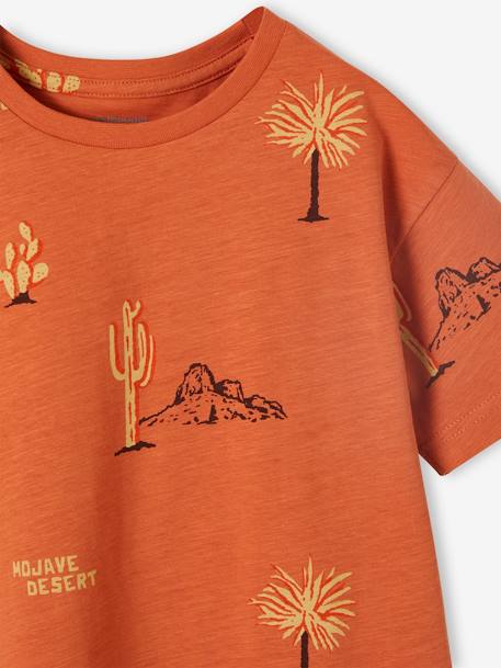 Tee-shirt motif désert garçon abricot - vertbaudet enfant 