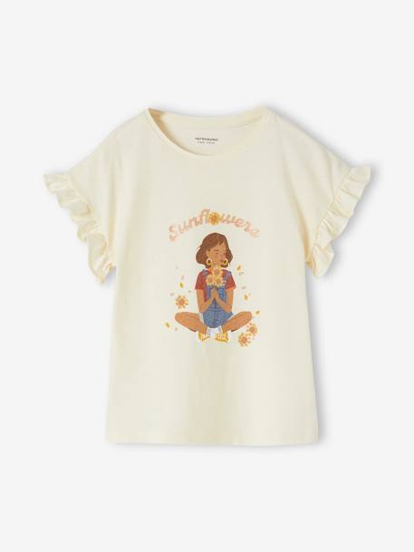 Lot de 2 pyjashorts fille en maille côtelée écru - vertbaudet enfant 