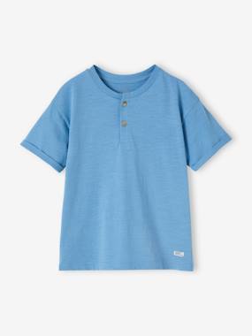 Basics Grandad-Style T-Shirt for Boys  - vertbaudet enfant