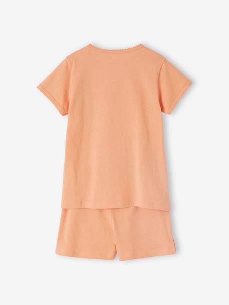 Lot de 2 pyjashorts fille en maille côtelée écru - vertbaudet enfant 