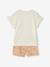 Lot de 2 pyjashorts fille en maille côtelée écru - vertbaudet enfant 