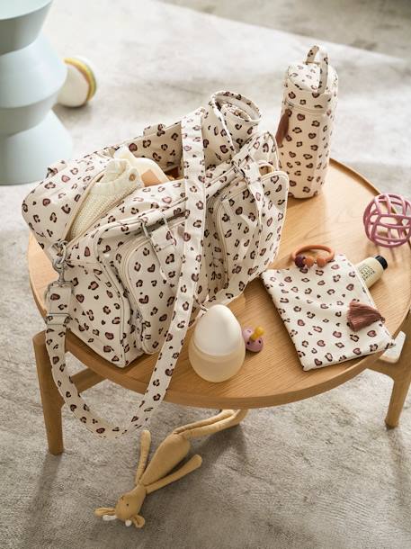 Changing Bag with Several Pockets, Family Blue+sandy beige - vertbaudet enfant 
