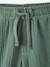 Cotton Gauze Shorts for Boys green - vertbaudet enfant 