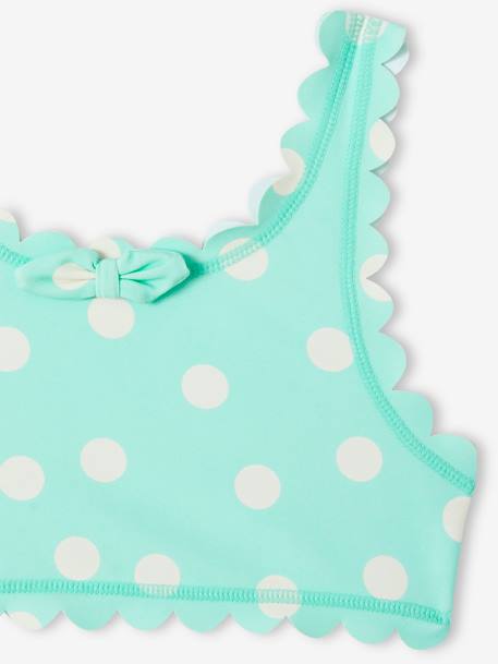 Polka Dot Bikini for Girls aqua green - vertbaudet enfant 