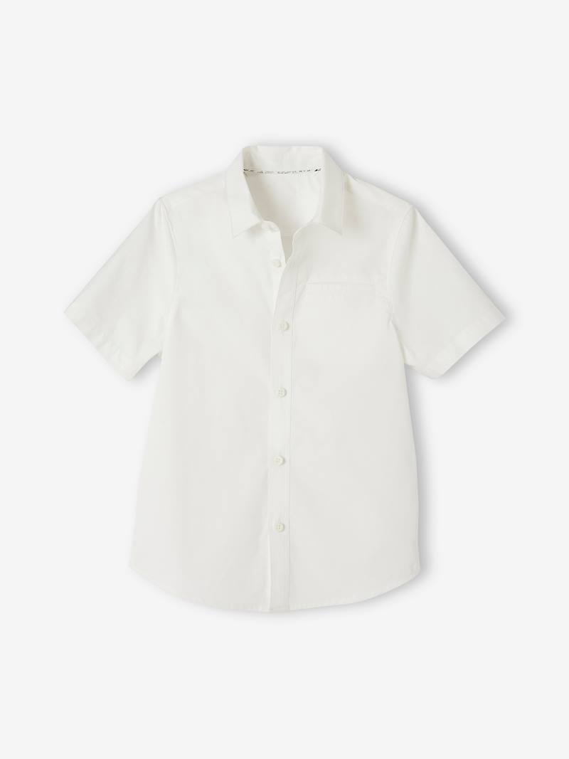 Chemise Garçon Toughskins Manches Courtes Taille 7 - 100% Coton, Occasion Très Bon état, Style Polo Rayé