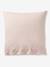 Parure housse de couette et taie d'oreiller réversible FLEURS RAYURES, avec coton recyclé rose imprimé - vertbaudet enfant 