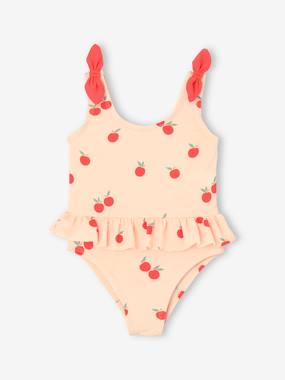 Apples Swimsuit for Baby Girls  - vertbaudet enfant