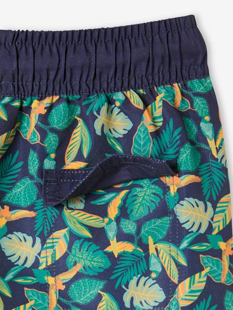 Printed Swim Shorts for Boys printed blue - vertbaudet enfant 