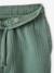 Cotton Gauze Shorts for Boys green - vertbaudet enfant 