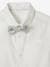 Occasion Wear Shirt, Detachable Bow-Tie, Short Sleeves, for Boys white - vertbaudet enfant 
