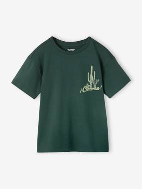 -Tee-shirt motif cactus placé garçon