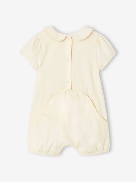 Lot de 2 combi-shorts naissance vieux rose - vertbaudet enfant 