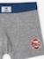Lot de 5 boxers stretch pompiers garçon en coton bio bleu océan - vertbaudet enfant 