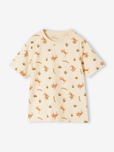 Pack of 2 Tiger Pyjamas for Boys khaki - vertbaudet enfant 