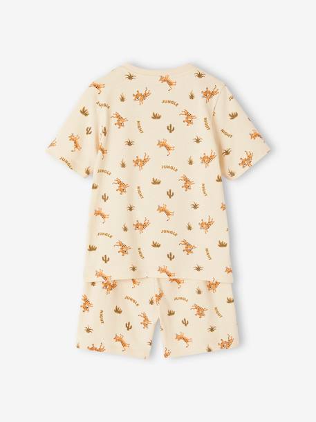 Pack of 2 Tiger Pyjamas for Boys khaki - vertbaudet enfant 