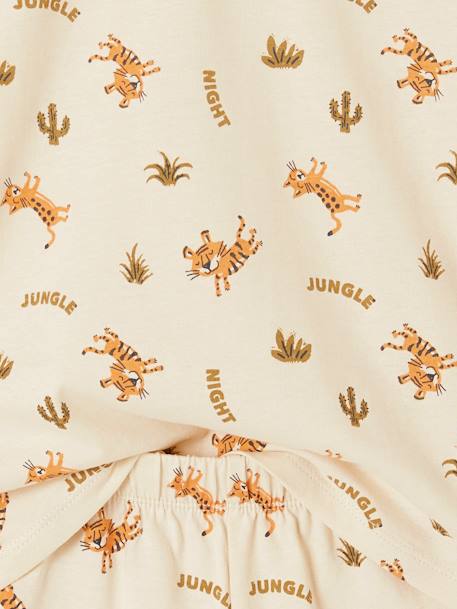 Pack of 2 Tiger Pyjamas for Boys khaki - vertbaudet enfant 