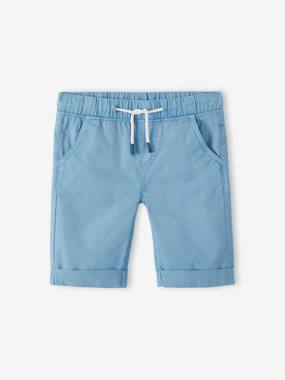 -Coloured Bermuda Shorts for Boys