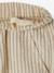 Striped Trousers, Loose Cut, in Cotton/Linen, for Boys striped beige - vertbaudet enfant 