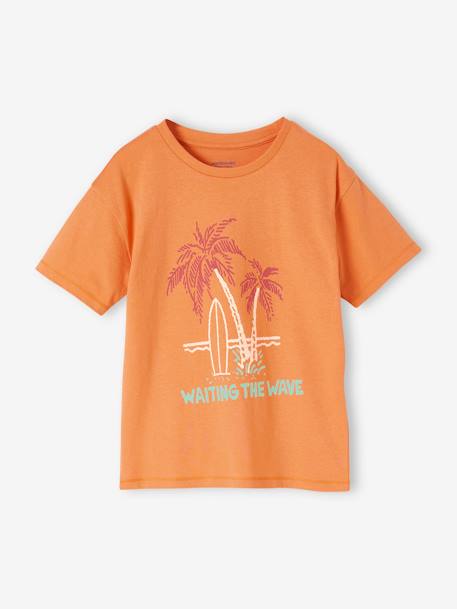 Palm Trees Pyjamas for Boys apricot - vertbaudet enfant 