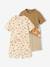 Pack of 2 Tiger Pyjamas for Boys khaki - vertbaudet enfant 
