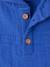 Ensemble bébé chemise en gaze de coton et pantalon bleu roi - vertbaudet enfant 