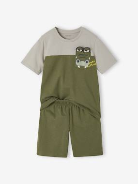 Crocodile Short Pyjamas for Boys  - vertbaudet enfant
