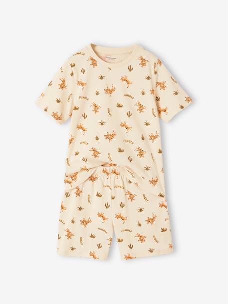 Pack of 2 Tiger Pyjamas for Boys khaki - vertbaudet enfant 