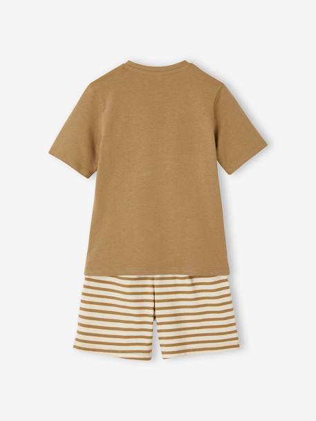 Pack of 2 Tiger Pyjamas for Boys khaki - vertbaudet enfant 