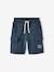 Cargo-Style Sports Shorts for Boys green+navy blue - vertbaudet enfant 