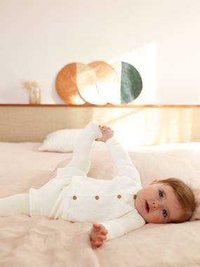 3-Piece Knitted Ensemble: Cardigan, Bloomers & Tights for Newborn Babies  - vertbaudet enfant