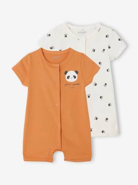 -Pack of 2 Playsuits for Newborn Babies