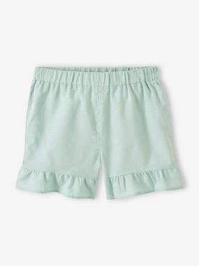 Shorts with Ruffles for Girls  - vertbaudet enfant