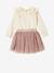 Top with Broderie Anglaise Collar & Tulle Skirt for Baby Girls ecru - vertbaudet enfant 