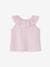 T-shirt sans manches à volant en broderie anglaise bébé lilas - vertbaudet enfant 